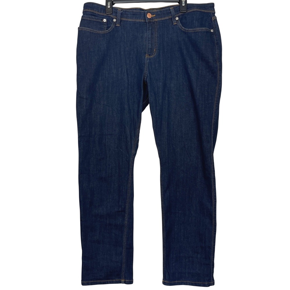 DU/ER L2X Relaxed Taper Mens 38x32 Performance Technical Denim Blue Jeans